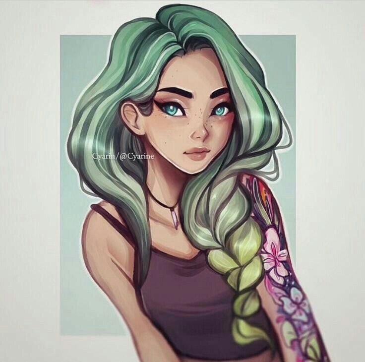 Арты девушек 16