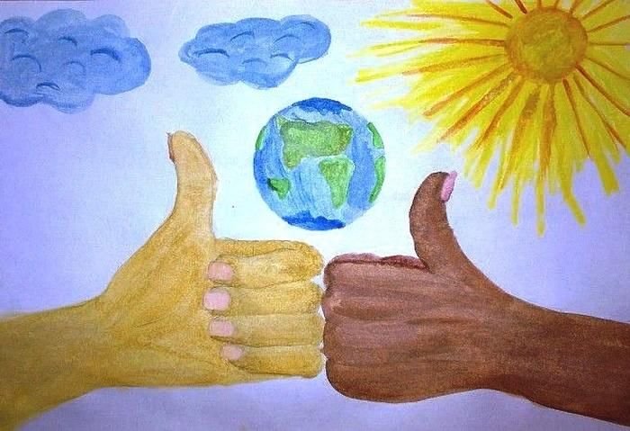 Рисунок на тему мира