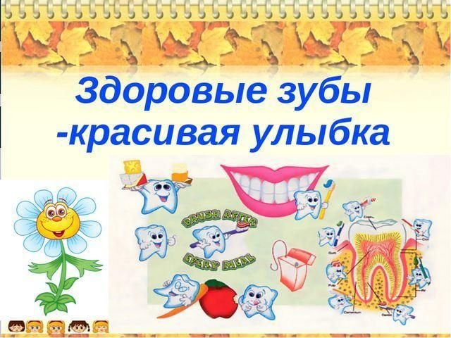 Плакат Здоровые зубы красивая улыбка