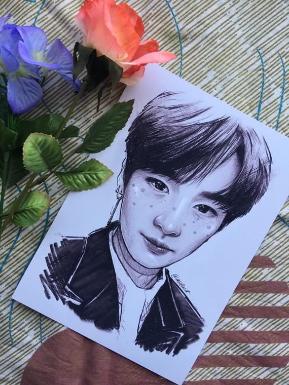 Ли мин Хо Stray Kids рисунки