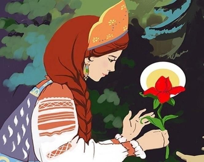 Аксаков Аленький цветочек иллюстрации