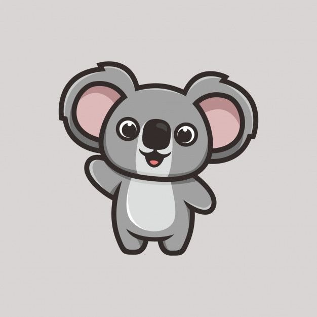 Коала рисунок