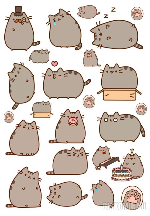 Наклейки котики