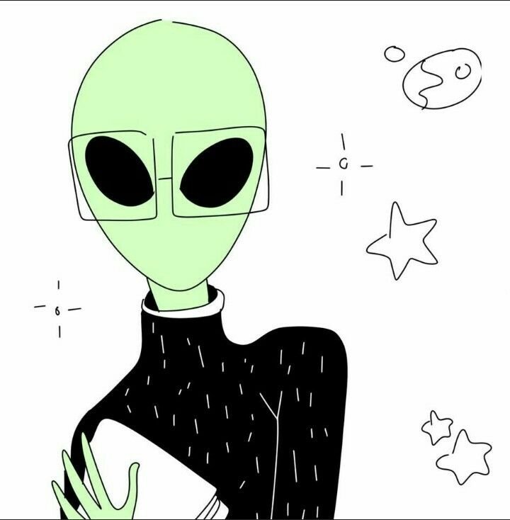 Инопланетянин рисунок