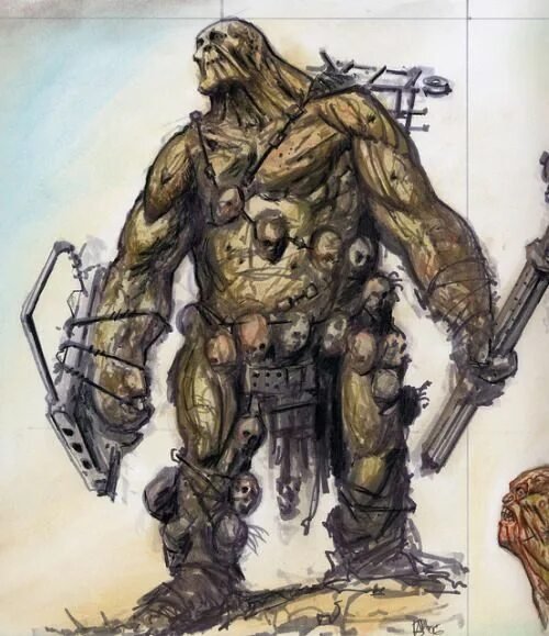 Fallout 3 супермутант арт