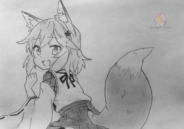 Сенко Сан рисунок