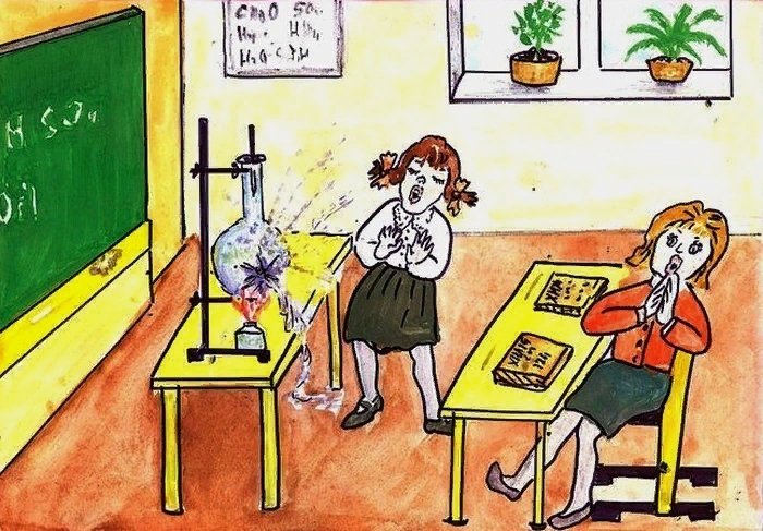 Рисунок на тему моя школа