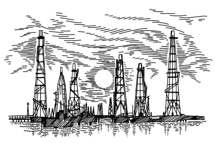 Нефть рисунок