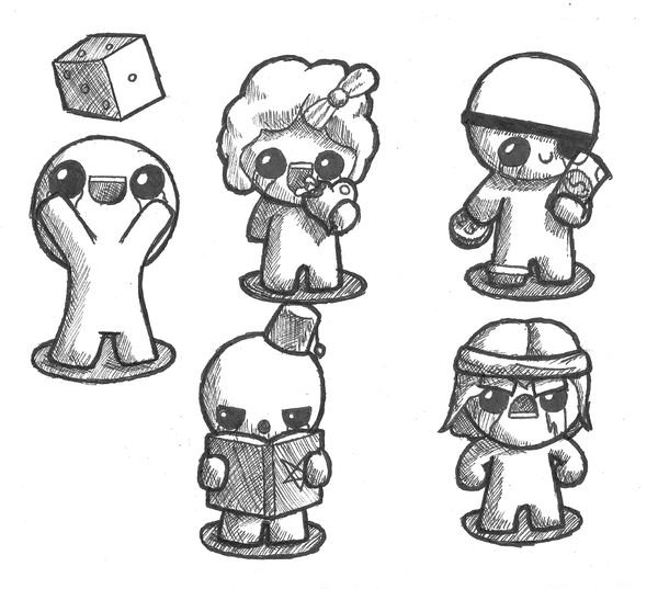 The Binding of Isaac раскраска