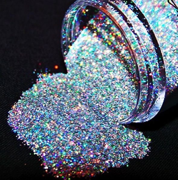 Глиттер Holographic Silver