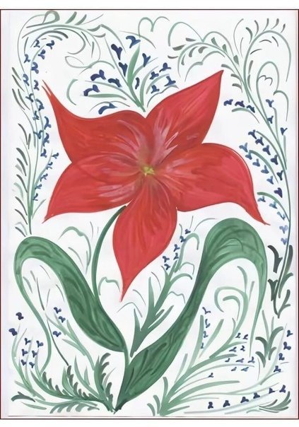 Аленький цветочек рисунок