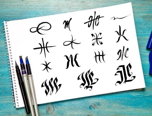 Каллиграфические рисунки