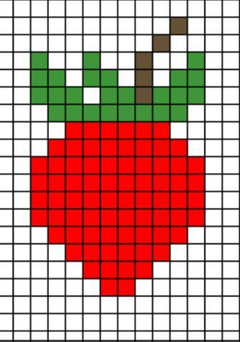 Рисунки по клеткам легкие