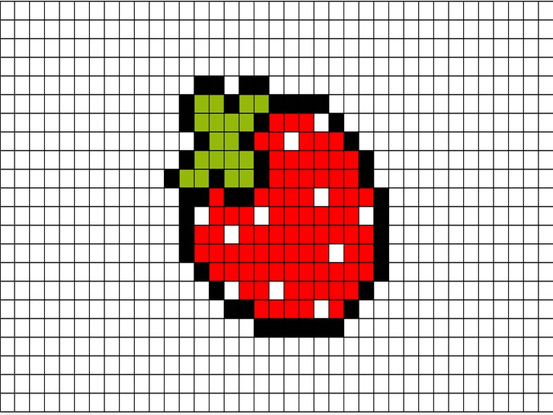 Рисунки по клеткам маленькие