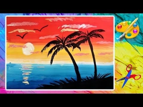 Рисунки гуашью для детей