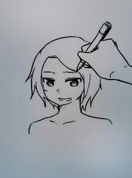 Тянка рисунок карандашом