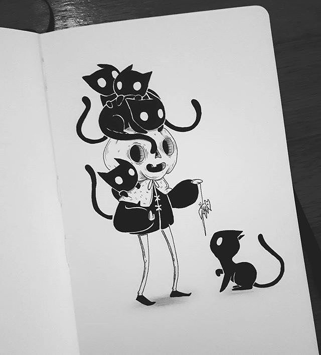 Маленькие рисунки для скетчбука