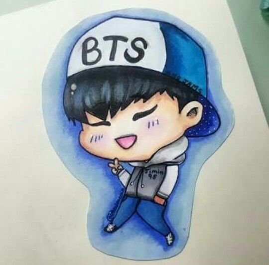 Мультяшный Чимин из BTS