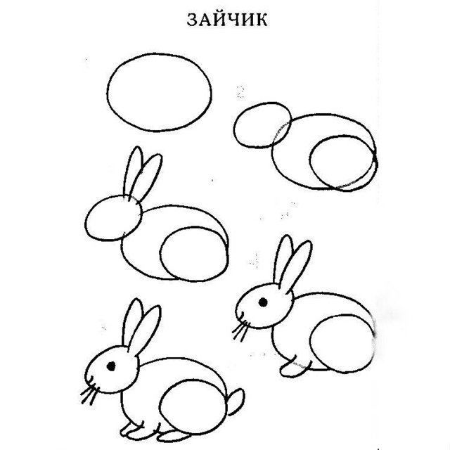 Схемы рисования для детей