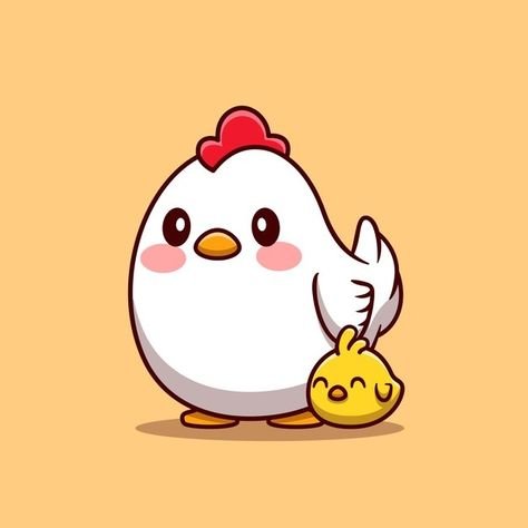 Курица рисунок