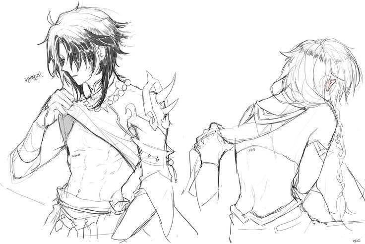 Сяо Геншин скетч