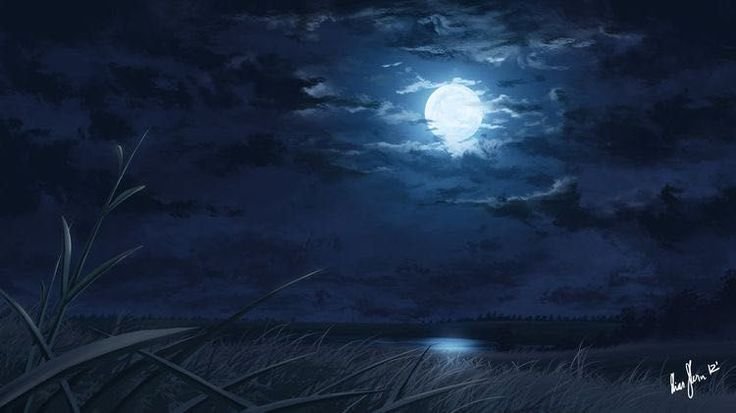 Ночное небо аниме