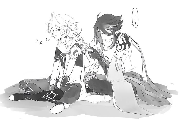 Альбедо Геншин яой