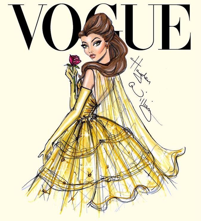 Иллюстрации в стиле Vogue