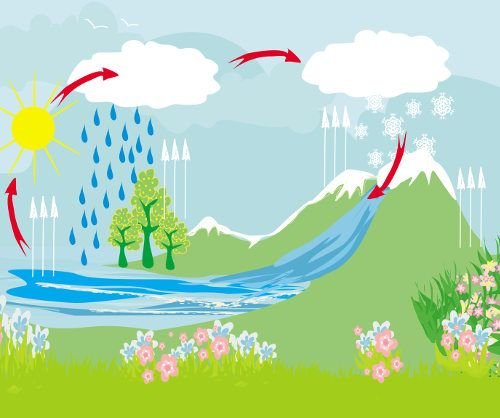 Круговорот воды в природе для детей