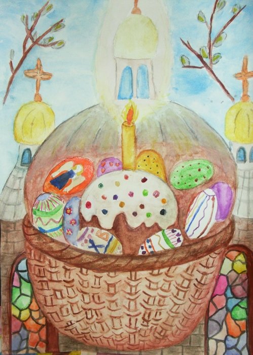 Пасхальные рисунки для детей