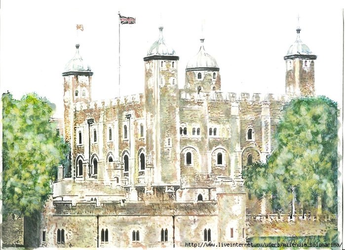 Tower of London рисунок
