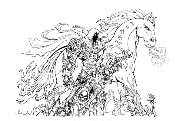 Darksiders раскраска