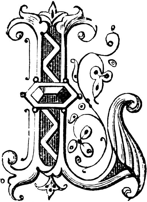 Книжная Графика буквица Инициал