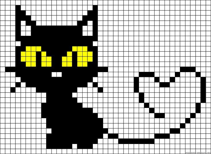 Рисунокв пол клеточкам