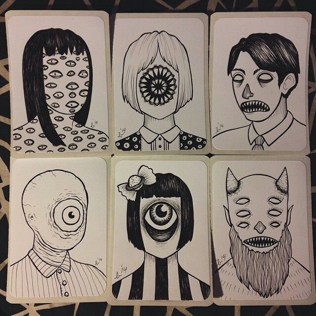 Маленькие рисунки для скетчбука