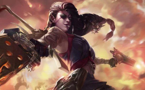 Самира арт League of Legends