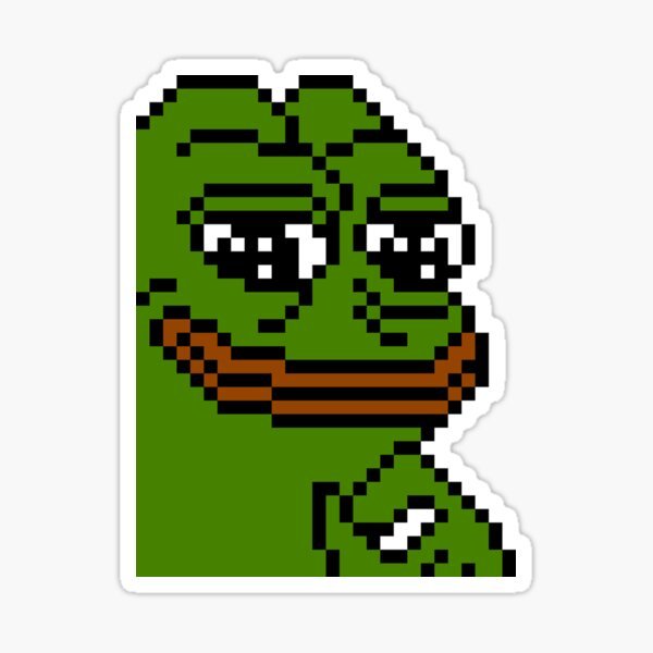 Pixel Art лягушки Пепе