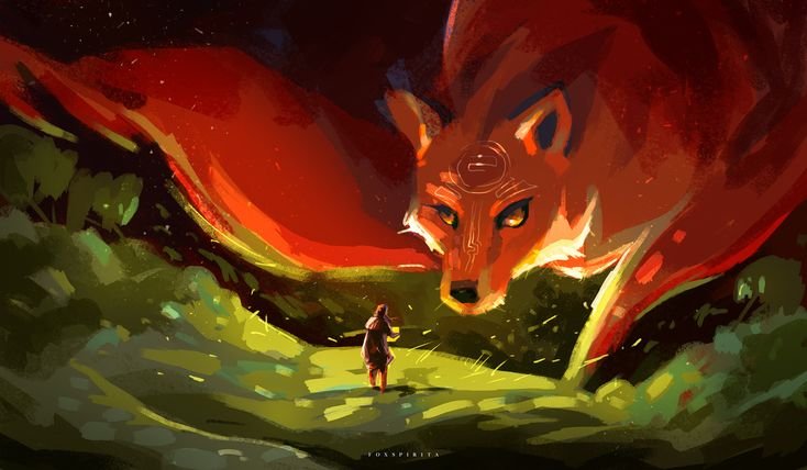 Кицунэ Огненная лиса