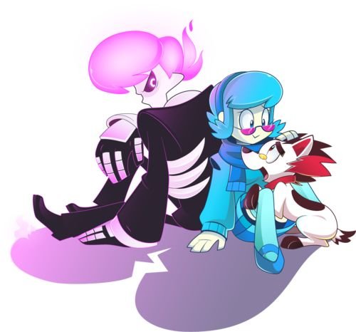 Mystery Skulls Льюис и Виви арт