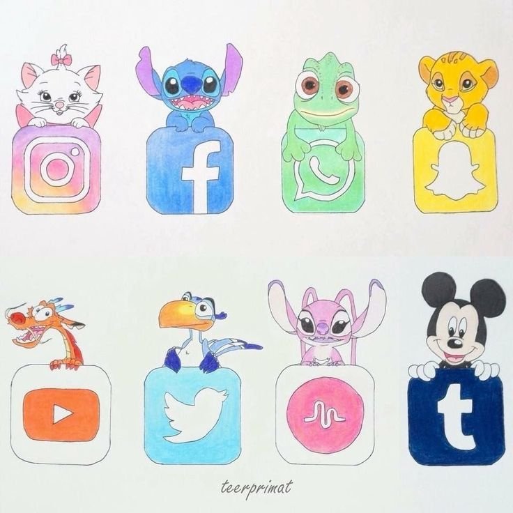 Маленькие рисунки для срисовки