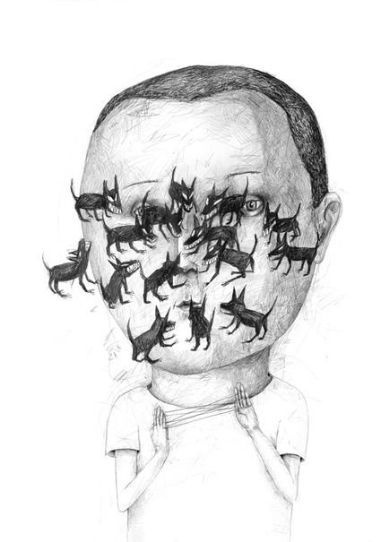 Рисунки психически больных людей