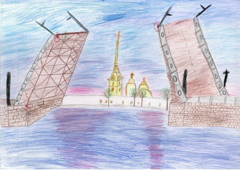 Детские рисунки Питера