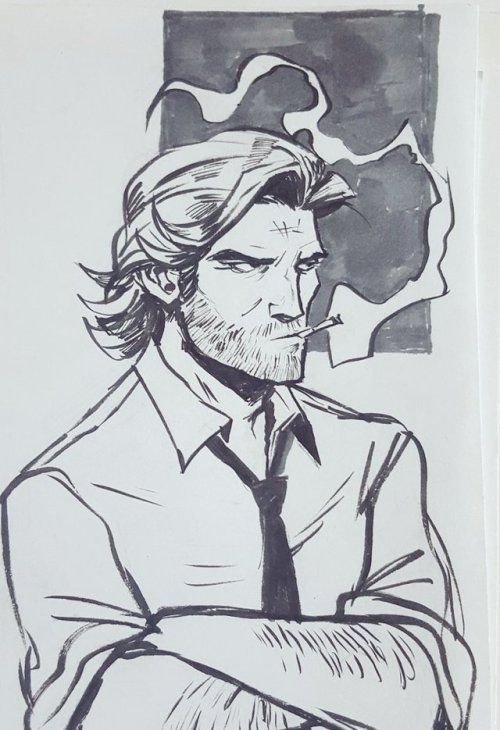 Бигби the Wolf among us арт