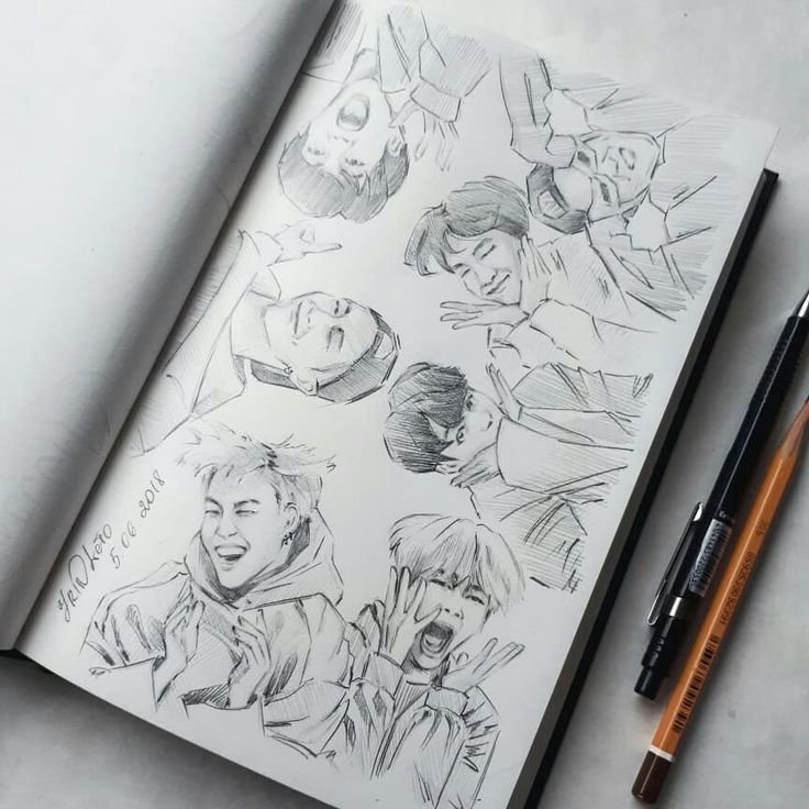 Скетчбук BTS