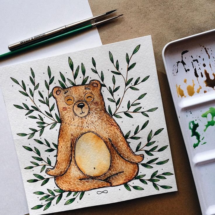 Рисунки в скетчбуке
