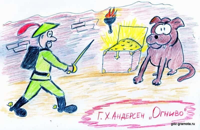 Картинки к сказке огниво Андерсена