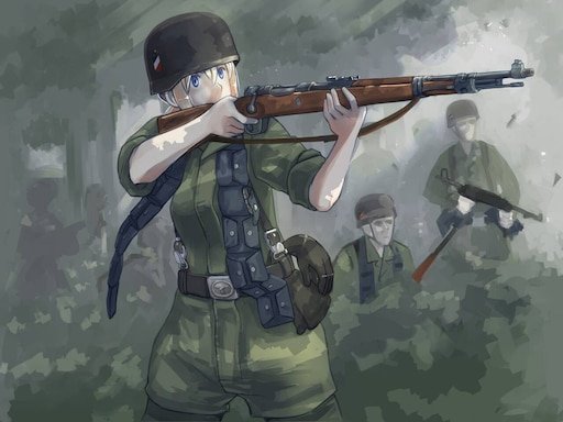 Солдат второй мировой войны СССР anime