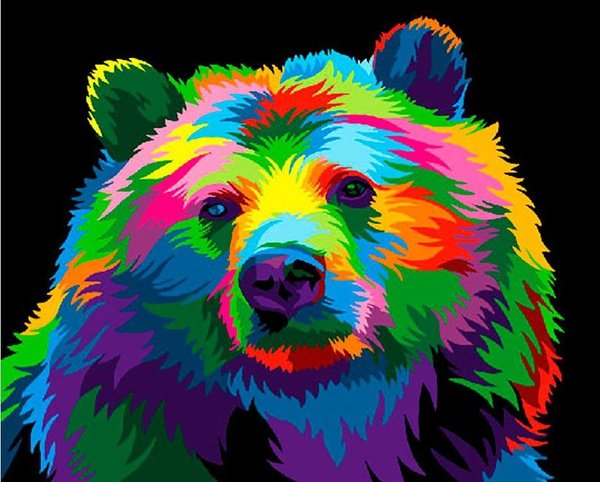 Цветные животные