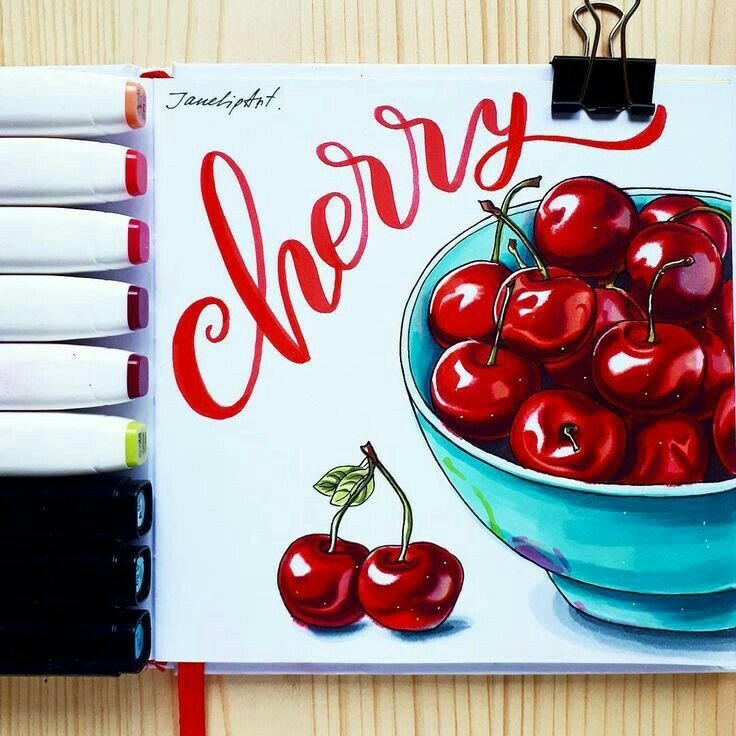 Рисунки маркерами