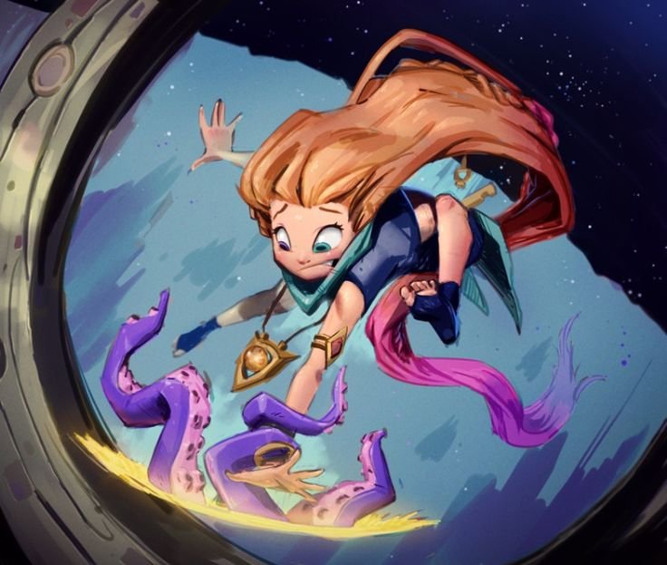 League of Legends Зои арт